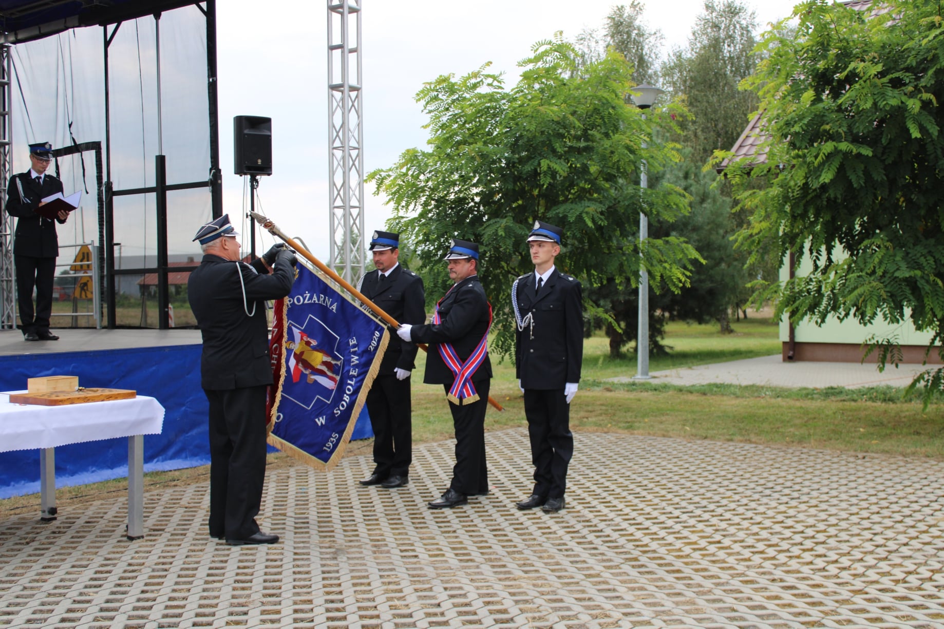 Nadanie sztandaru dla OSP w Sobolewie