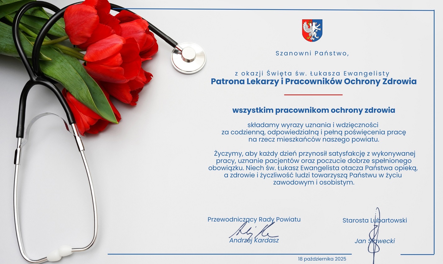 Święto Pracowników Ochrony Zdrowia na strone