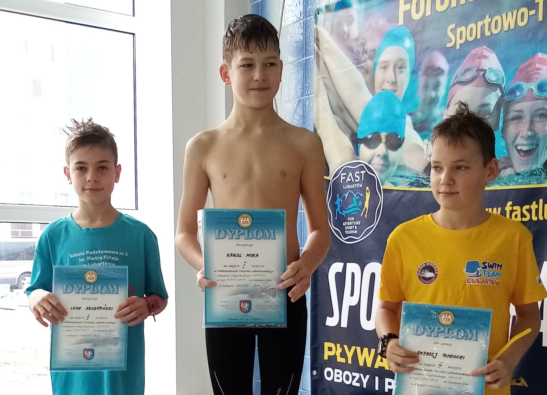 Mistrzostwa Powiatu Lubartowskiego w pływaniu